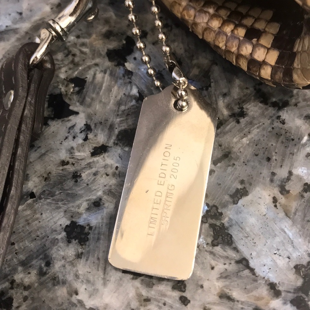 Coach Python Clutch - image 3